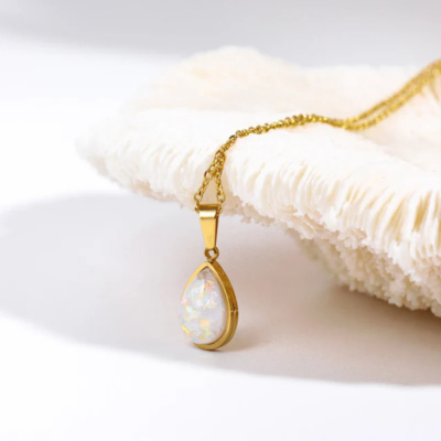 OCEAN Druppels Ketting | Goud