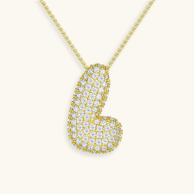 BUBBLE | Initiaal Diamant Ketting