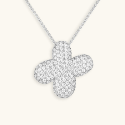 BUBBLE | Initiaal Diamant Ketting