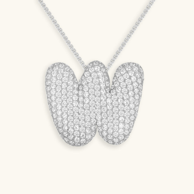 BUBBLE | Initiaal Diamant Ketting