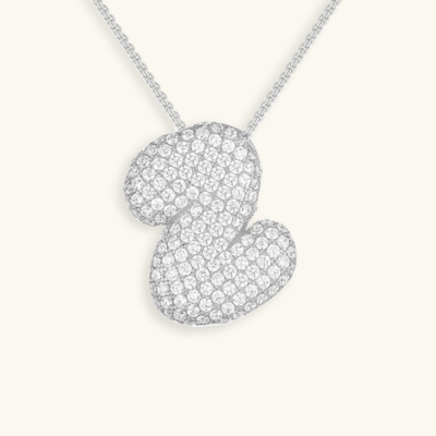 BUBBLE | Initiaal Diamant Ketting