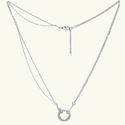 AVA Ketting | Zilver