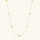 CARRIE Klaver Ketting | Goud