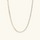 ABBY Klassieke Tennis Ketting | Goud